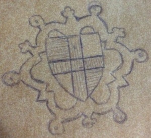 Initial drawing of the design.