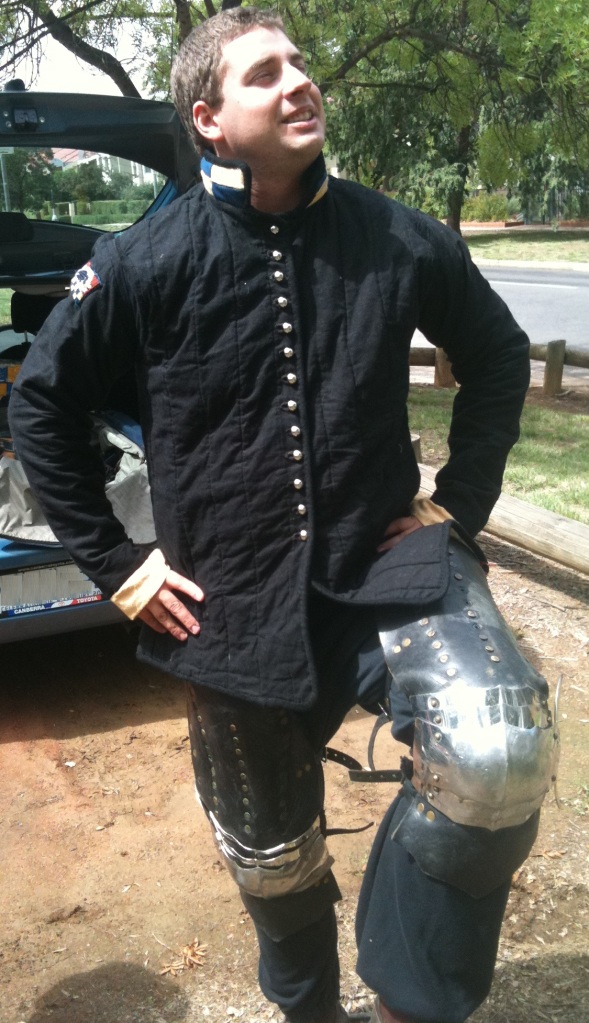 The gambeson I made for one of my consorts (Jattz).