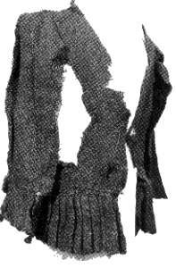 Figure 7: The extant jacket from the Kilcommon Costume, 16th-17th century Ireland. Image sourced from Reconstructing History.