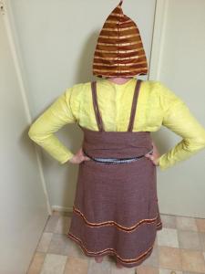 Figure 6: The Norse outfit I wore for Fields of Gold 2014 - back view.