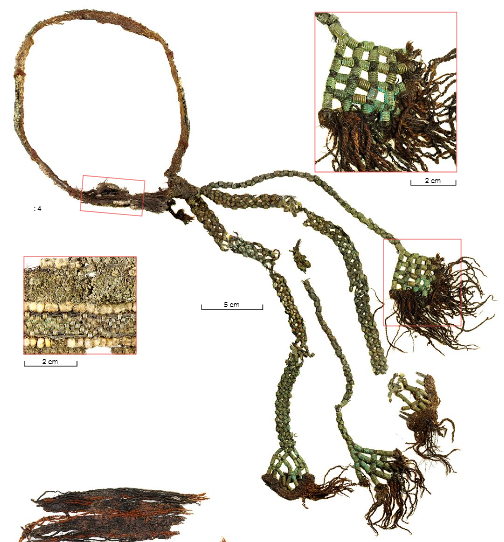 Figure 1: Estonian headband grave find, page 39, Valk et. al 2014.